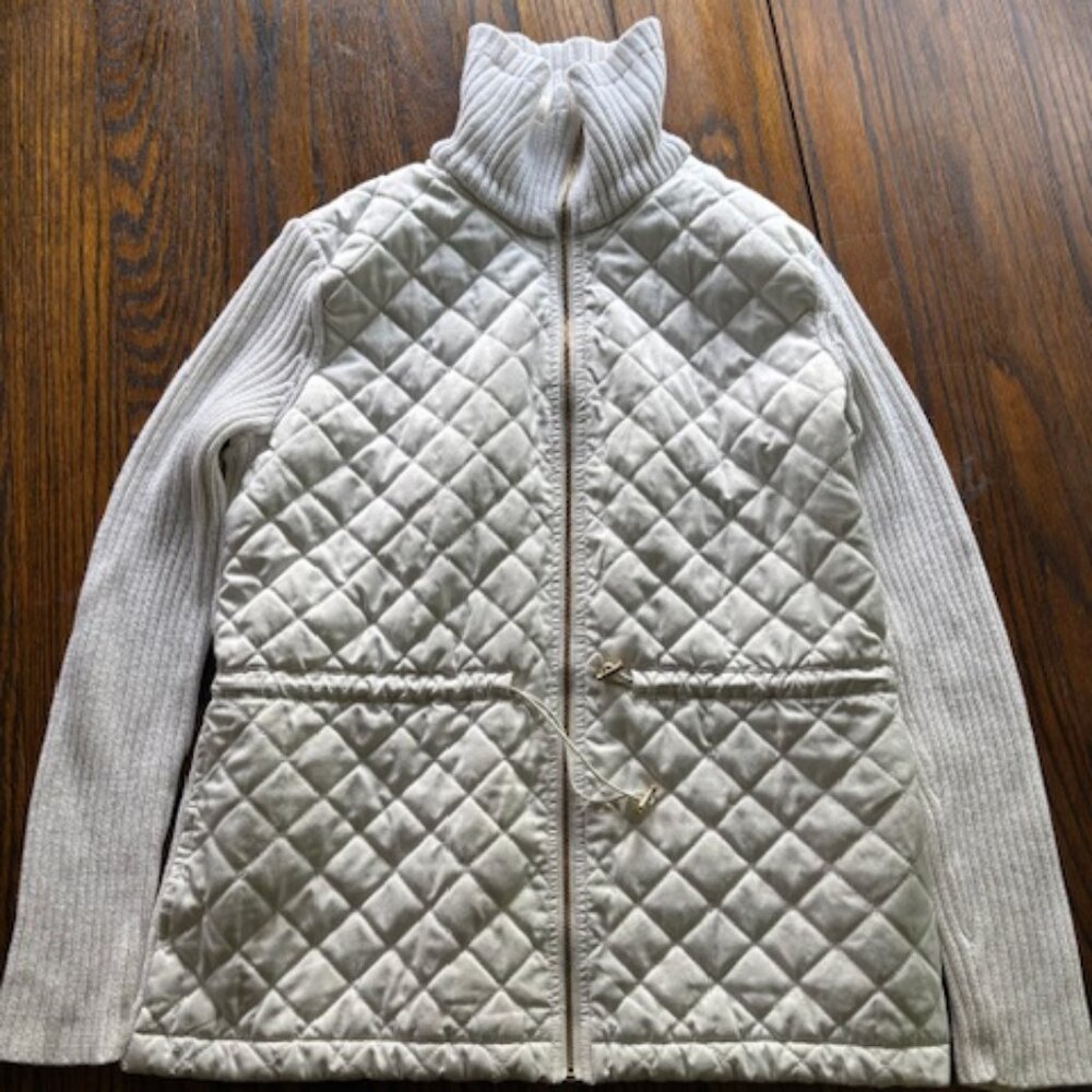 Rafaella womens jacket. white, small.